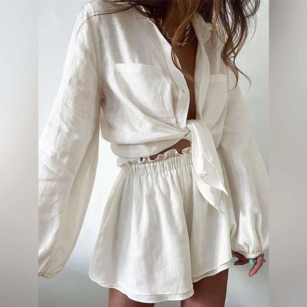 Commense Aegean Two Piece Double Lined Shorts Set - Picture 6 of 15